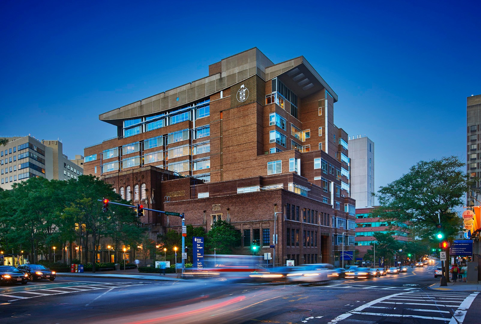 Beth Israel Deaconess Medical Center at dusk